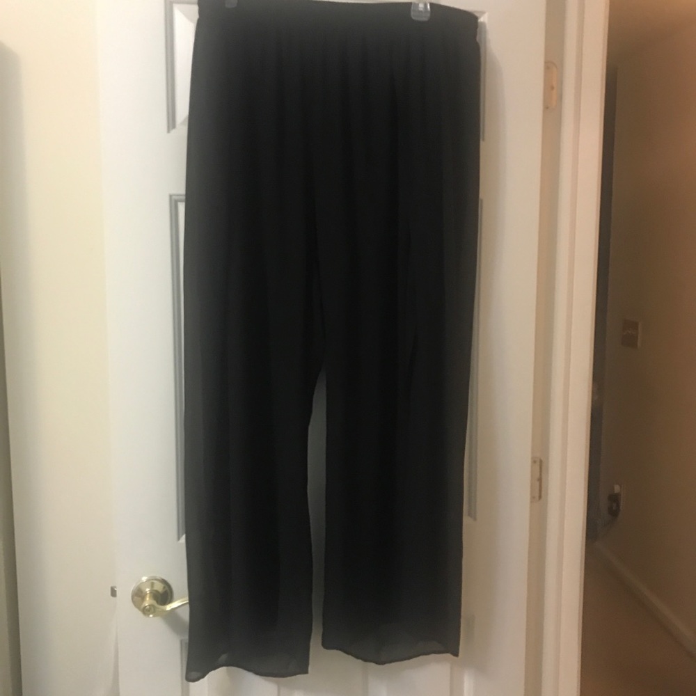 💕Plus size wide leg split pants💕